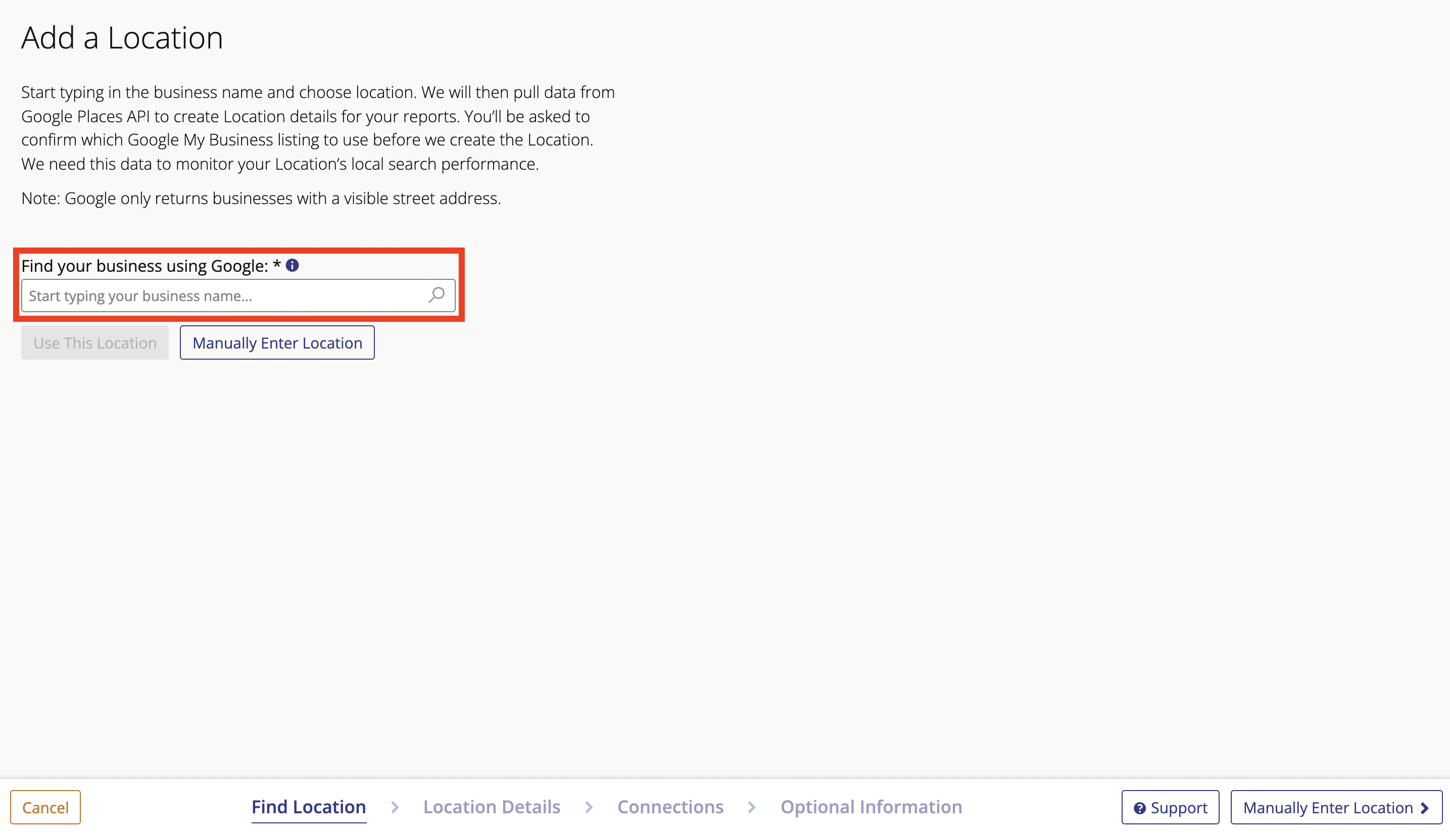 1-Why can't I find a business when using the 'Find my business using Google' field_.png