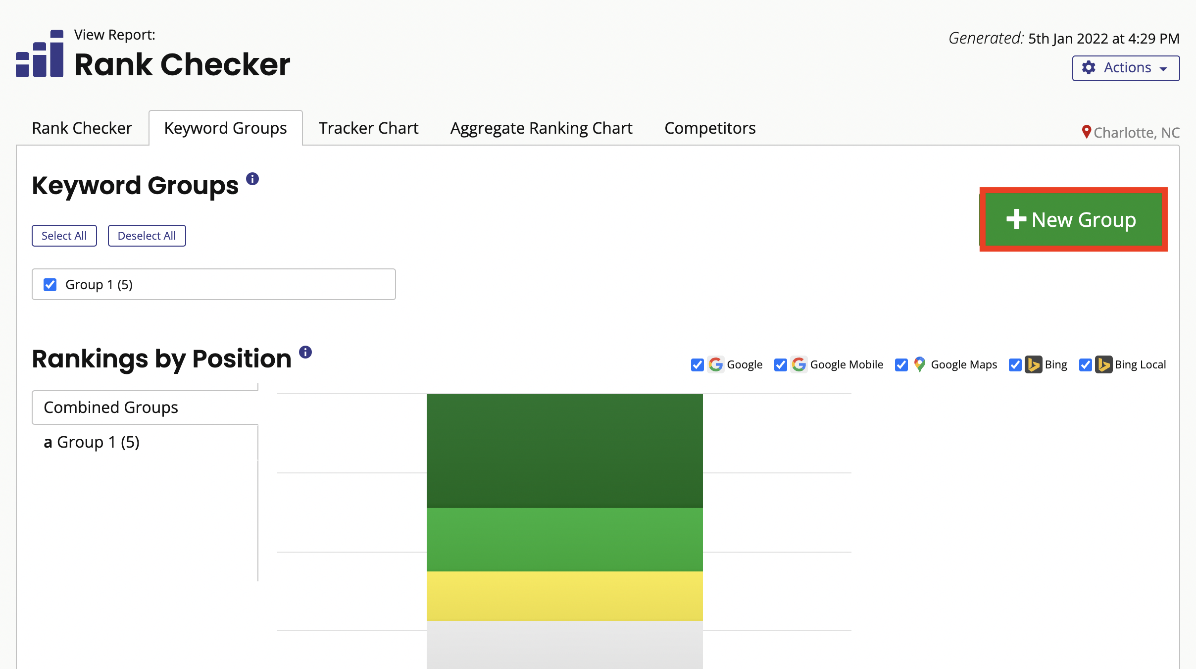 local search rank checker